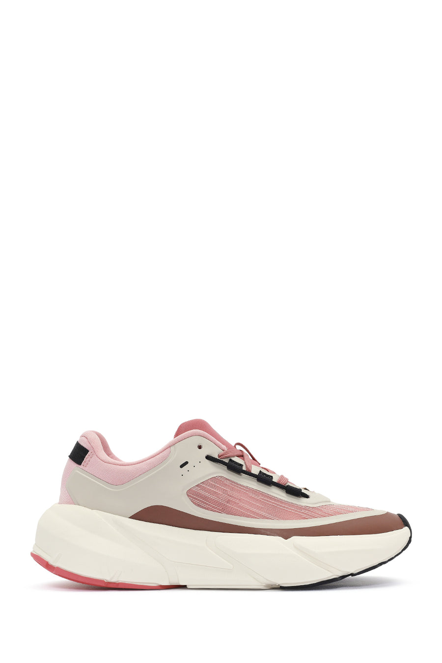 ACBC x DERİMOD Women's Pink Laced Thick Soled Sneaker 25SFD43516F | Derimod