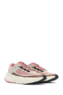 ACBC x DERİMOD Kadın Pembe Bağcıklı Kalın Tabanlı Sneaker | Derimod