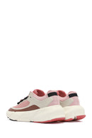 ACBC x DERİMOD Kadın Pembe Bağcıklı Kalın Tabanlı Sneaker | Derimod