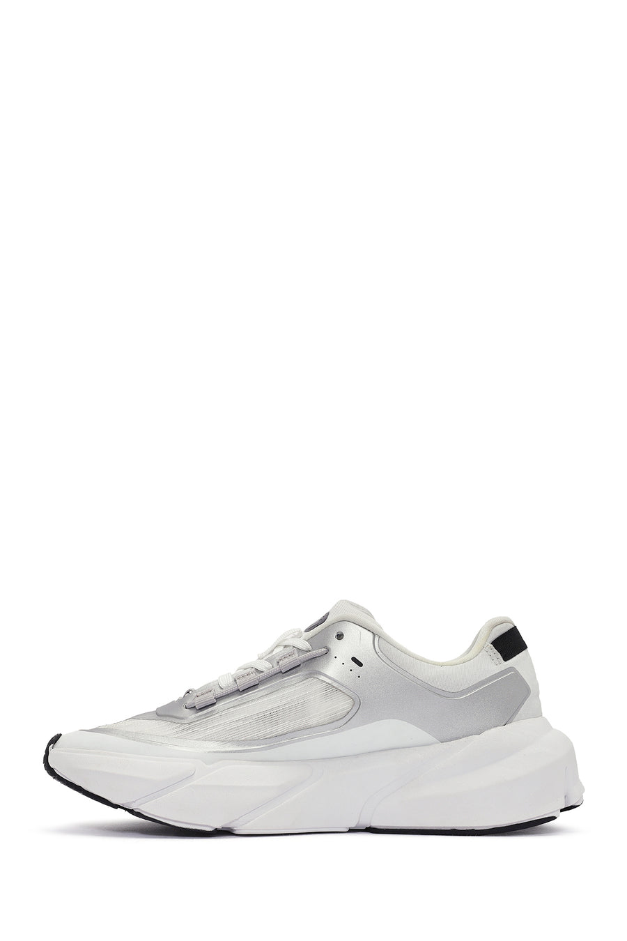 ACBC x DERİMOD Kadın Beyaz Bağcıklı Kalın Tabanlı Sneaker
