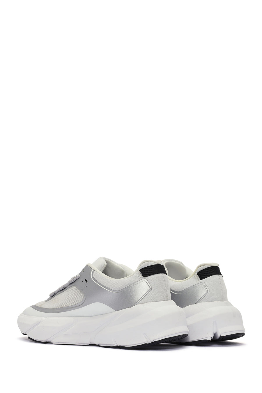ACBC x DERİMOD Kadın Beyaz Bağcıklı Kalın Tabanlı Sneaker