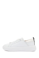 ACBC x Derimod Women's White Lace-Up Sneakers | Derimod
