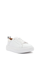 ACBC x Derimod Women's White Lace-Up Sneakers | Derimod