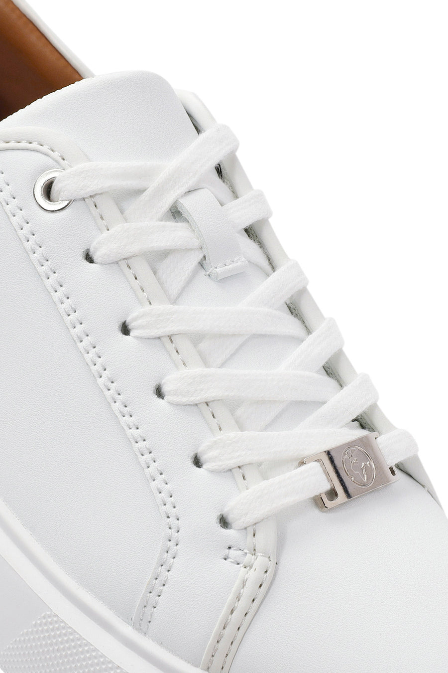 ACBC x Derimod Kadın Beyaz Bağcıklı Sneaker
