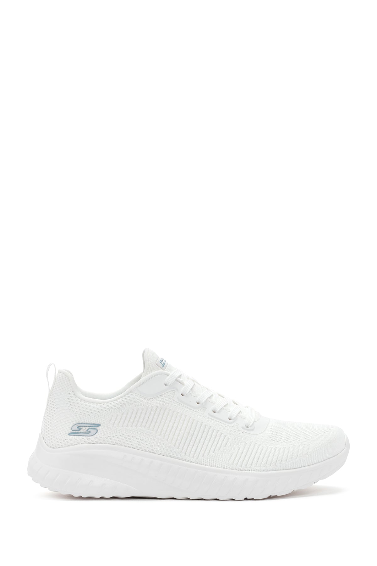 Skechers Kadın Beyaz Bobs Squad Chaos Bağcıklı Sneaker 117209 OFWT | Derimod