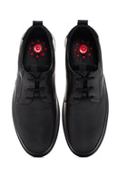 Derimod Fly Men's Black Lace-Up Leather Casual Shoes | Derimod