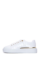 Men's White Thick Soled Sneaker | Derimod