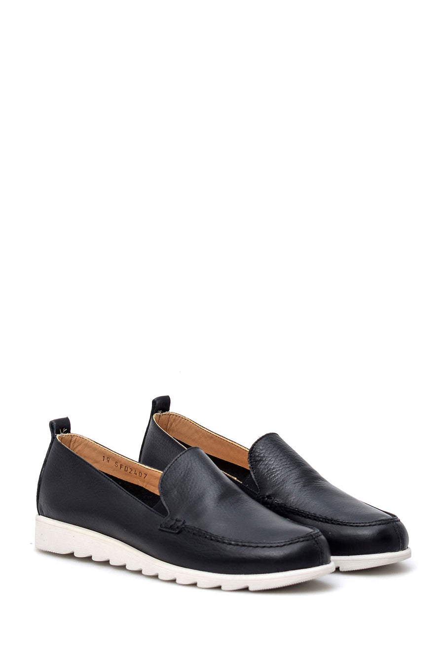 Women's Leather Flat Shoes
