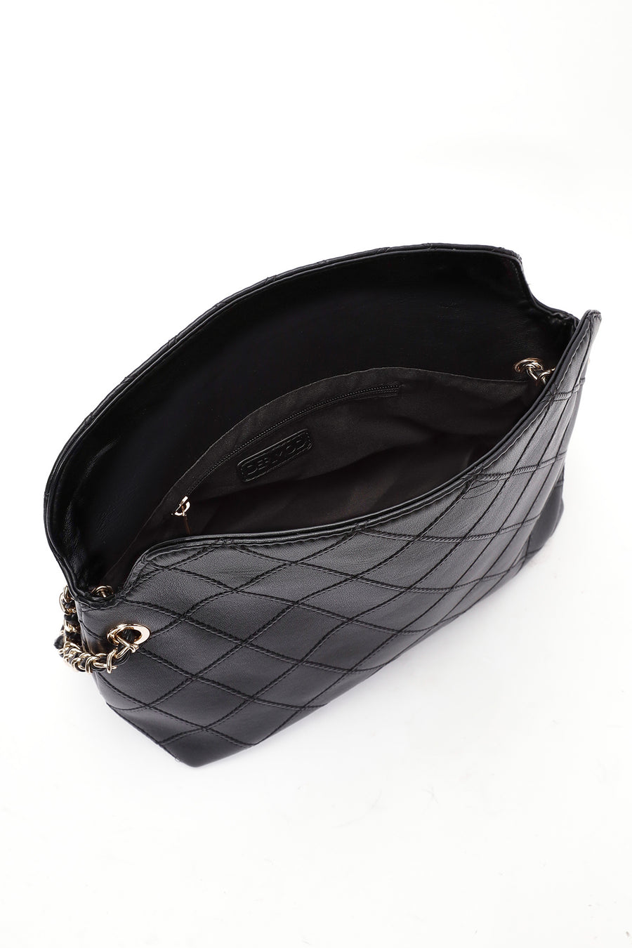 Women's Black Printed Shoulder Bag