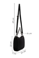 Women's Black Long Strap Crossbody Bag | Derimod