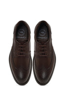 Men's Brown Lace-Up Leather Casual Shoes | Derimod