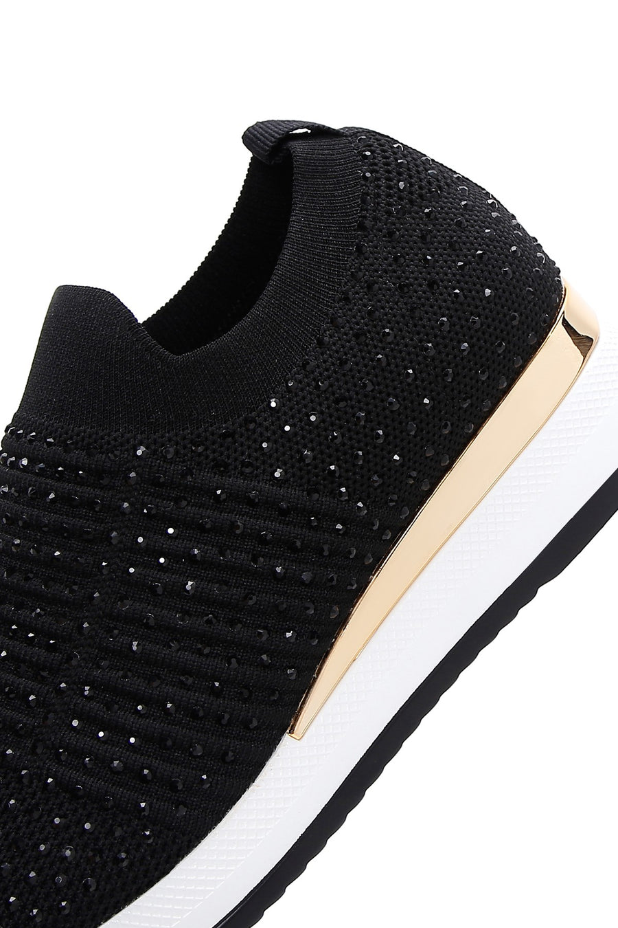 Derimod Zero Women's Black Thick Soled Stone Sneaker