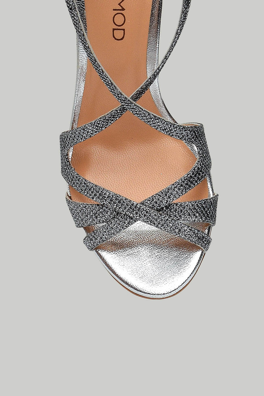 Women's Silver Leather Shoes