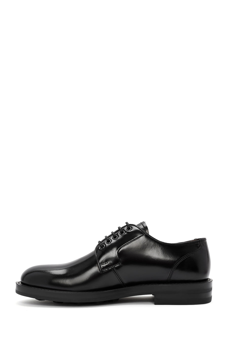 
Men's Black Lace-Up Leather Classic Shoes
