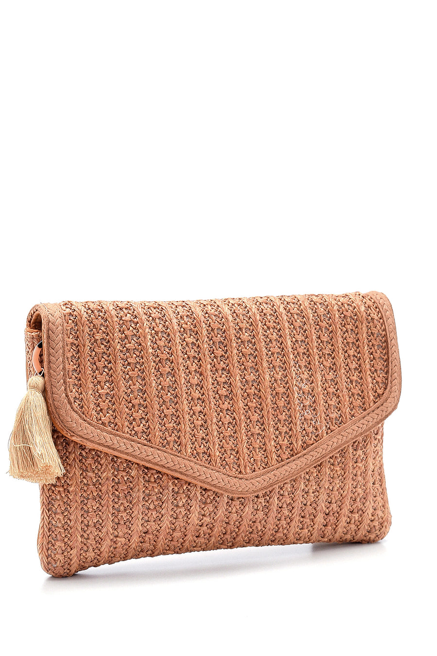 Women's Straw Portfolio Bag