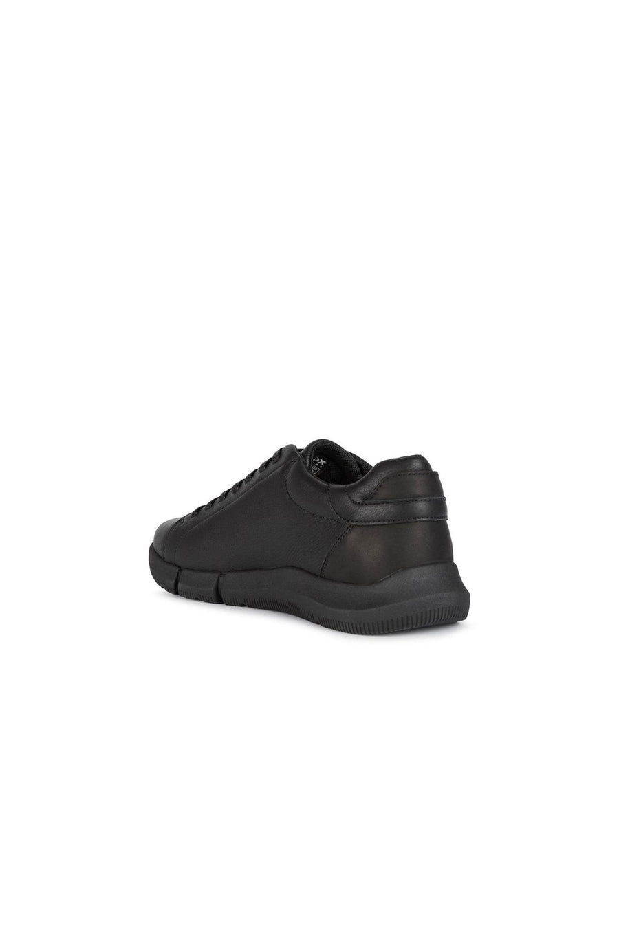 Geox Men's Black Adacter Leather Sneaker