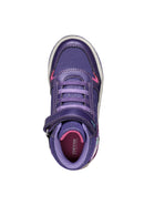 Geox Girls Purple Girl Lace-Up Ankle Sneakers | Derimod