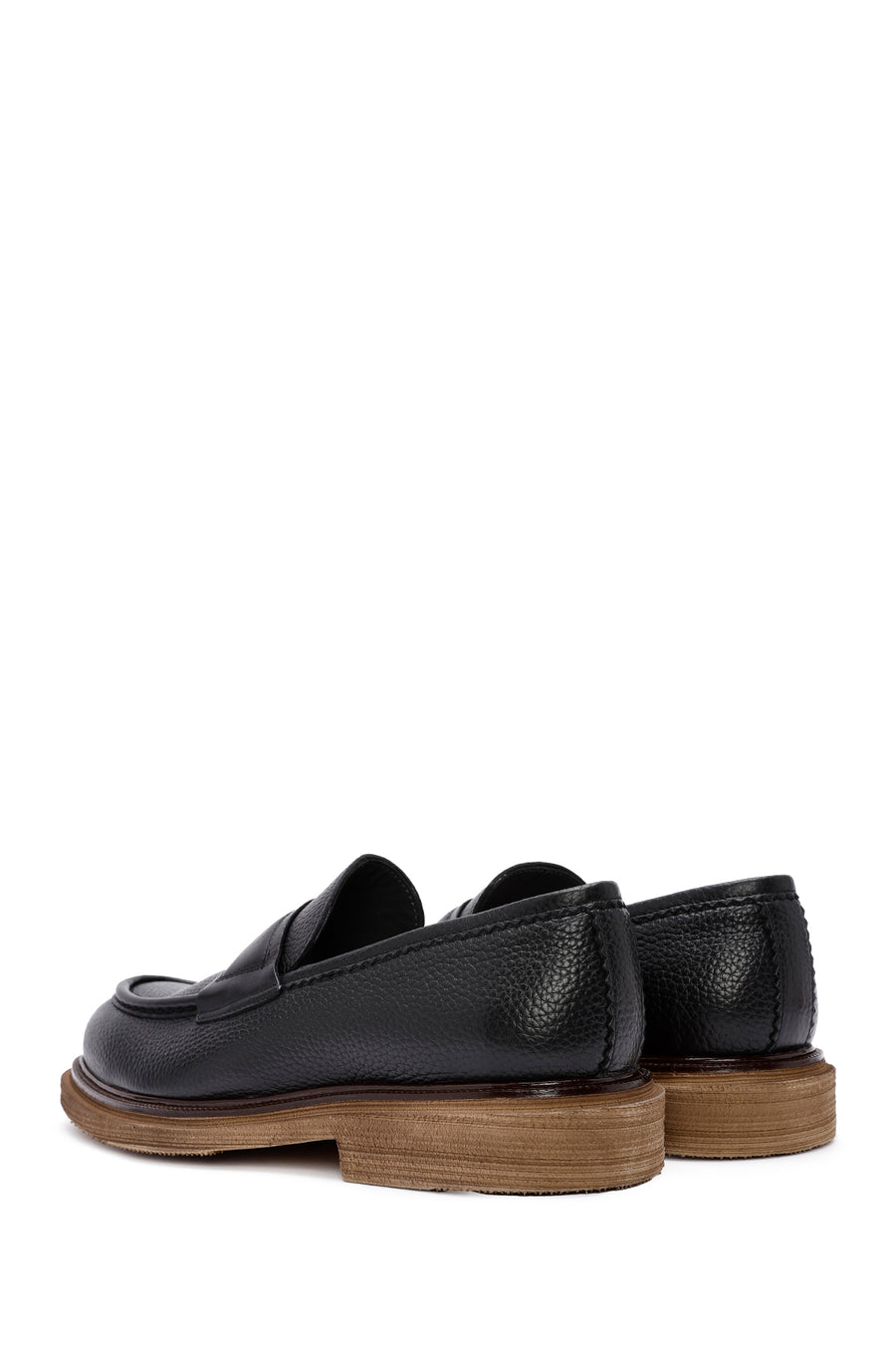 Men's Black Leather Classic Loafer