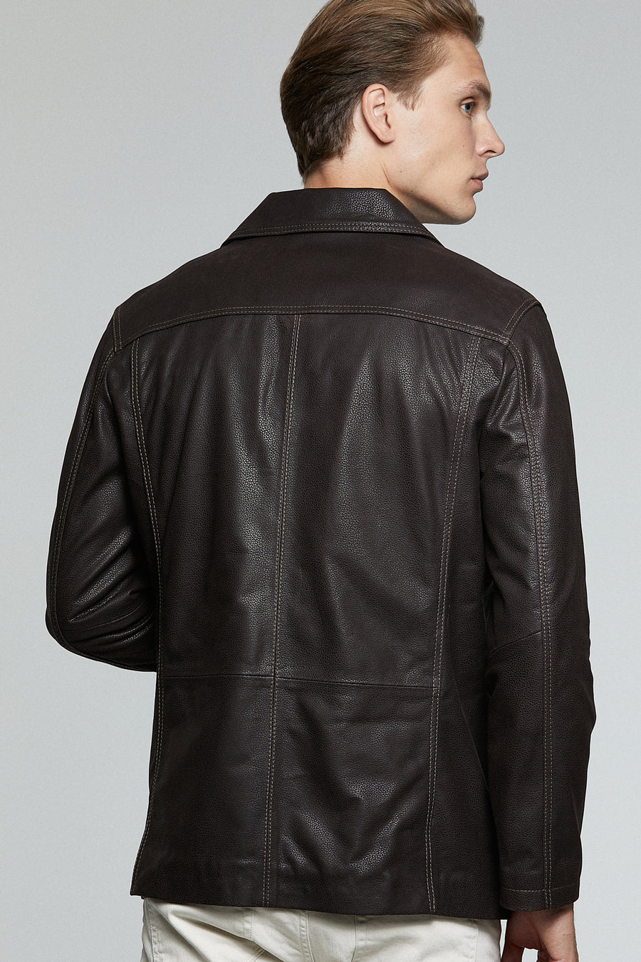 Baldwin Men's Leather Jacket