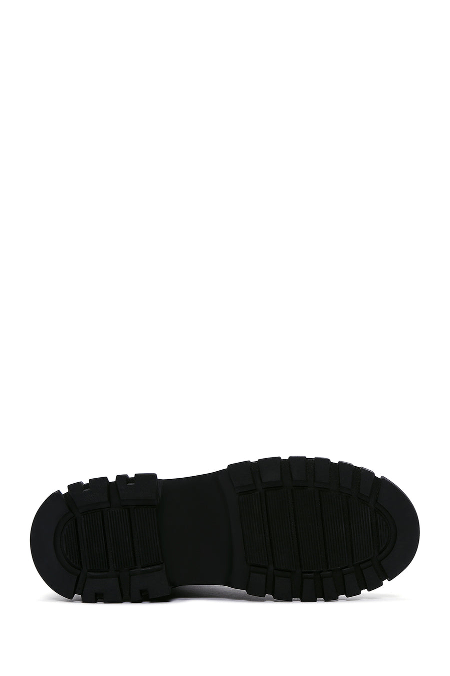 Women's Black Lace-Up Zipper Detailed Combat Boots