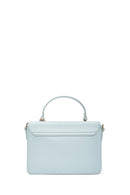 Women's Blue Long Strap Crossbody Bag with Accessory Detail | Derimod
