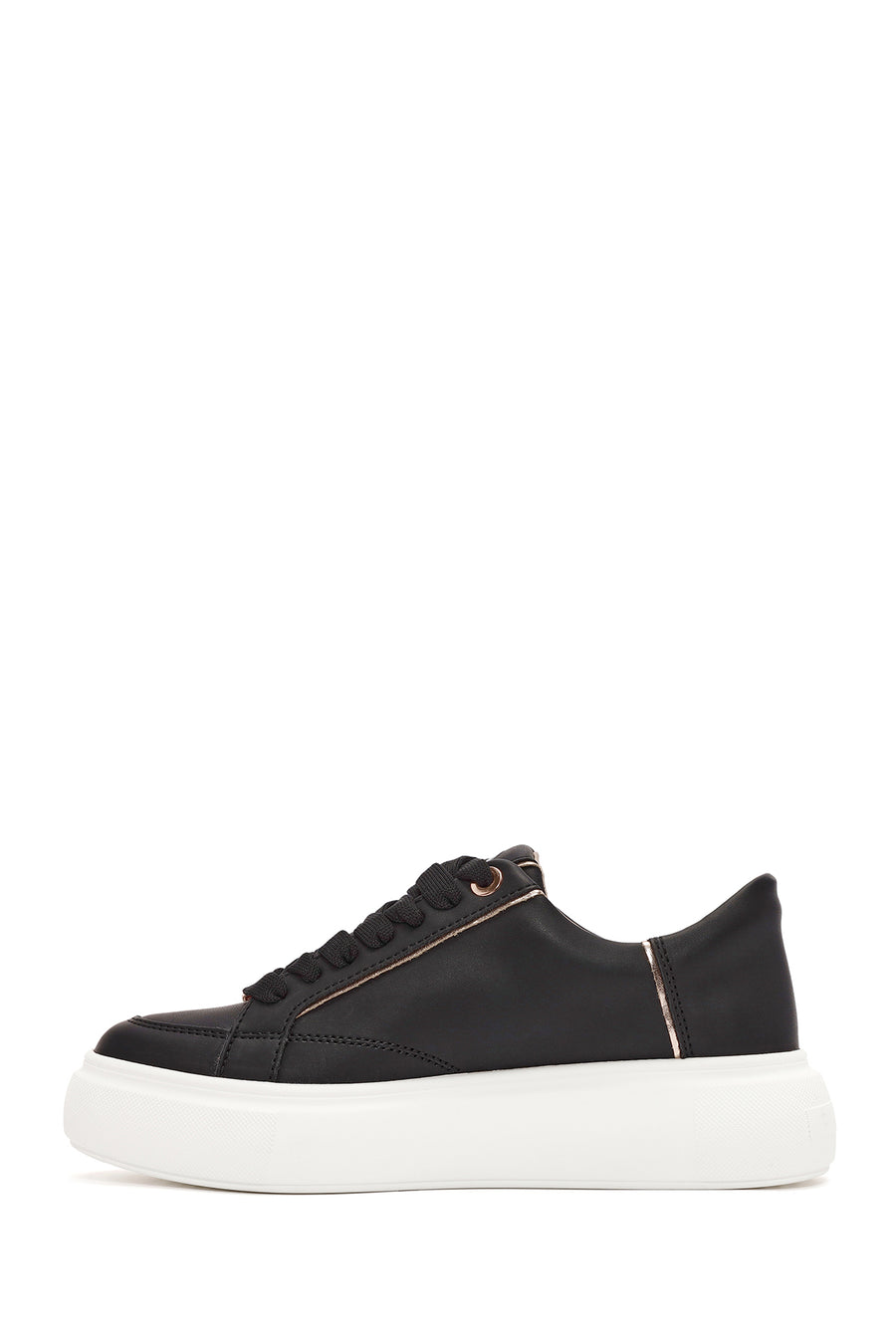 ACBC x Derimod Women's Black Lace-Up Chunky Sole Sneakers