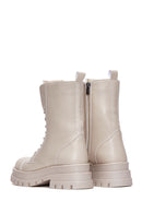 Women's Beige Thick Soled Boots | Derimod