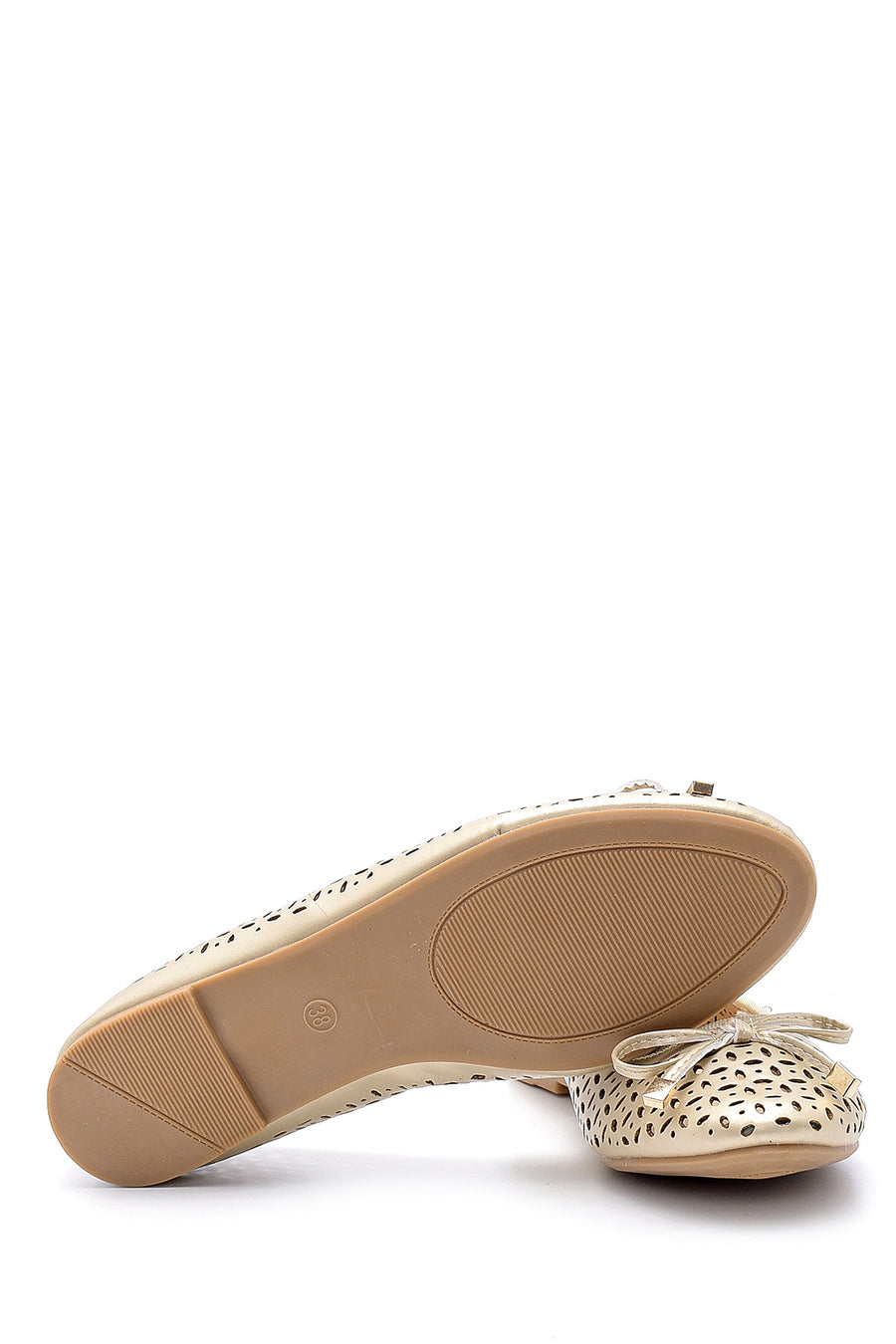 Women's Gold Bow Ballerina Ballet