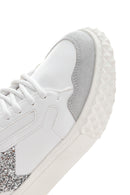 Women's White Thick Soled Sneaker | Derimod