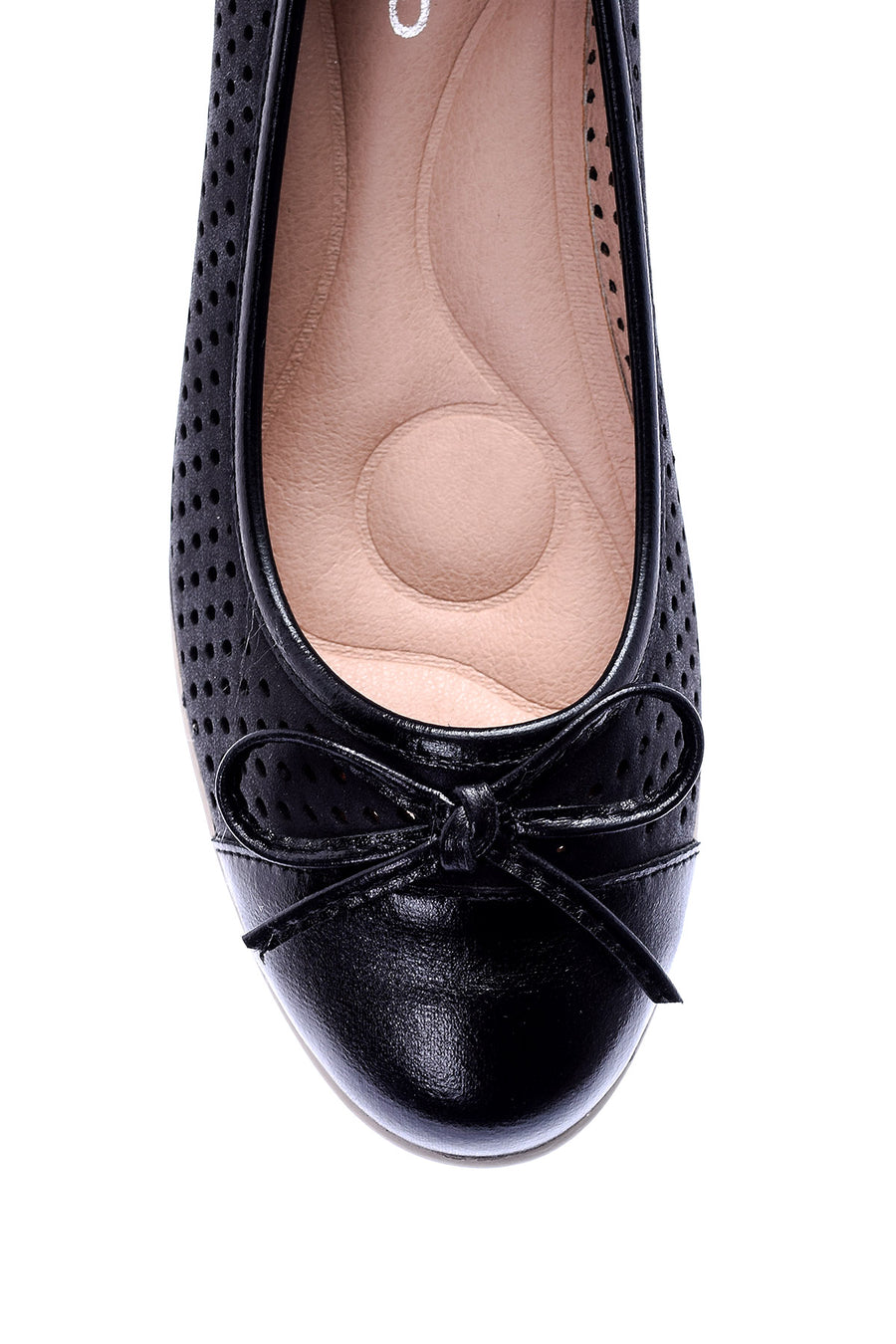 Women's Black Wedge Sole Shoes