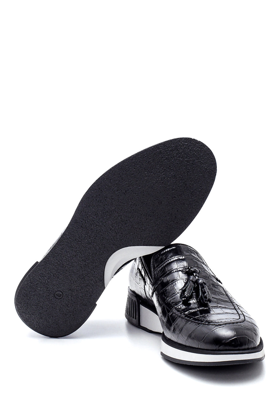 Erkek Deri Kroko Loafer