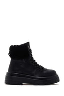 Women's Black Thick Soled Casual Boots | Derimod