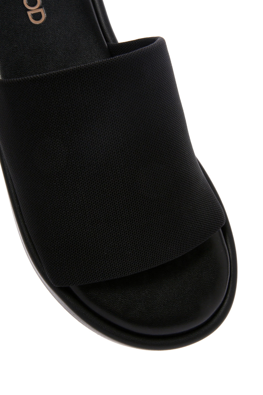 Women's Black Thick Soled Slippers