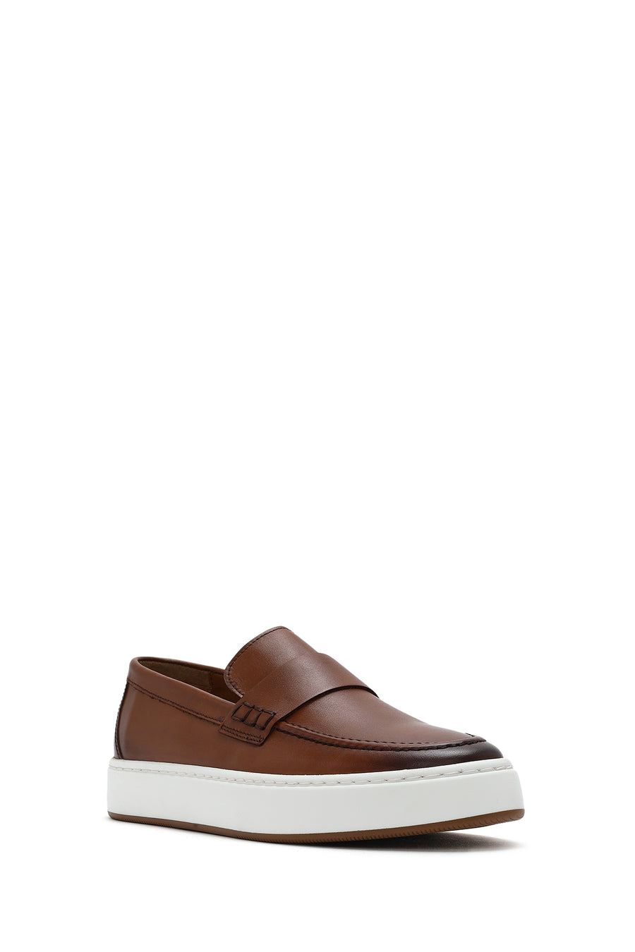 Erkek Taba Deri Loafer