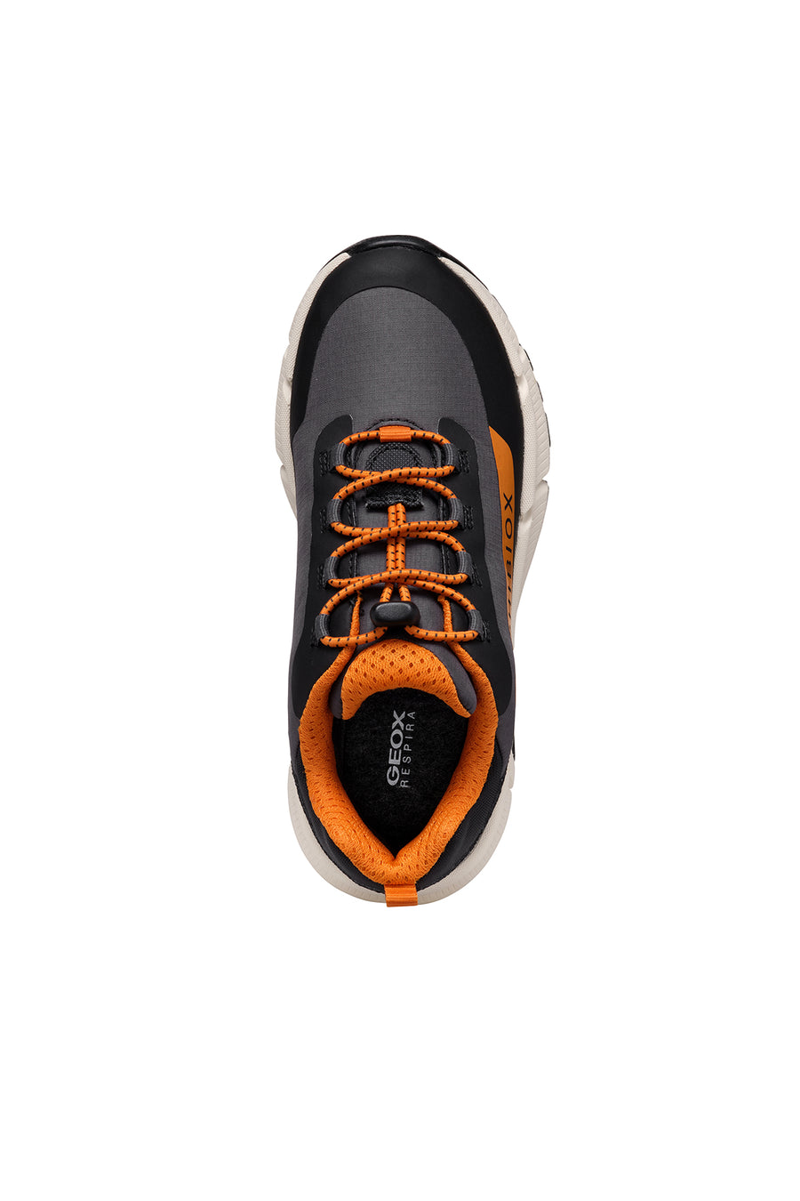 Geox Boy Grey Flexyper Plus Abx Laced Waterproof Sneaker