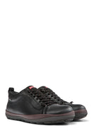 Camper Men's Black Peu Pista Gm Nubuck Leather Sneaker | Derimod