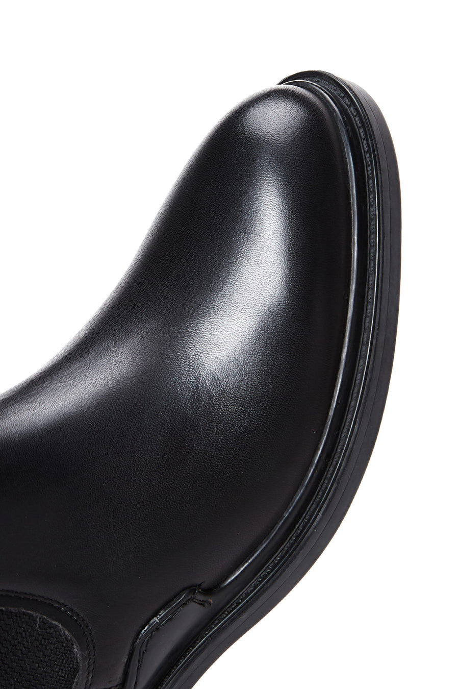 Men's Black Leather Chelsea Boots