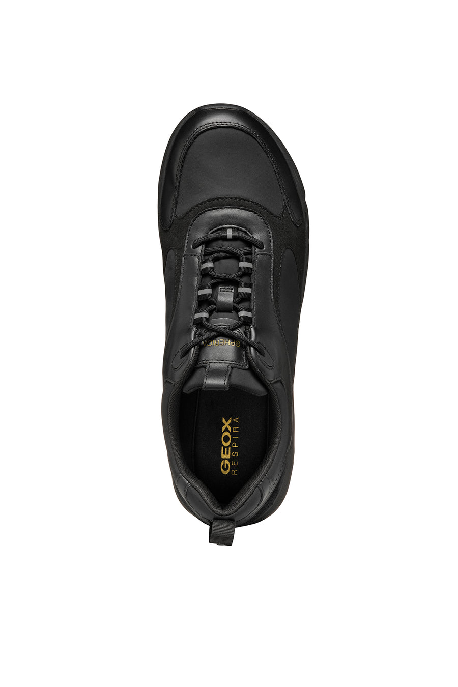 Geox Erkek Siyah U Spherıca Ecub-4 Bağcıklı Sneaker
