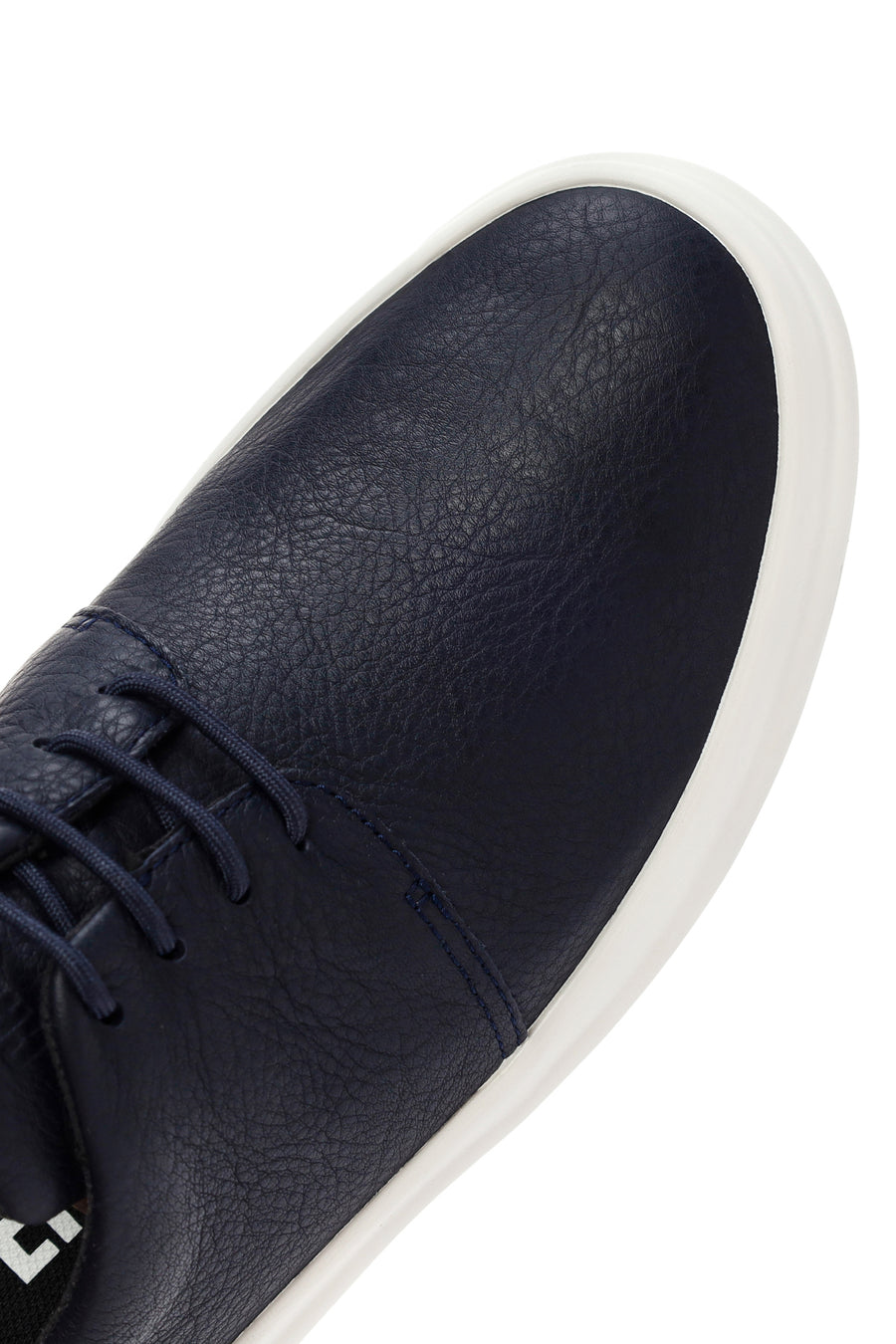 Camper Men's Navy Blue Chasis Lace-Up Leather Casual Shoes