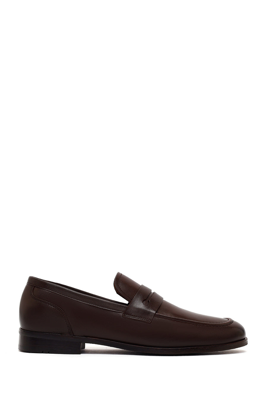 Derimod Black Erkek Kahverengi Deri Klasik Loafer 26SFD602718 | Derimod