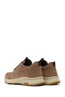 Male Mink Lace-up Thick-soled Nubuck Leather Casual Sneaker | Derimod