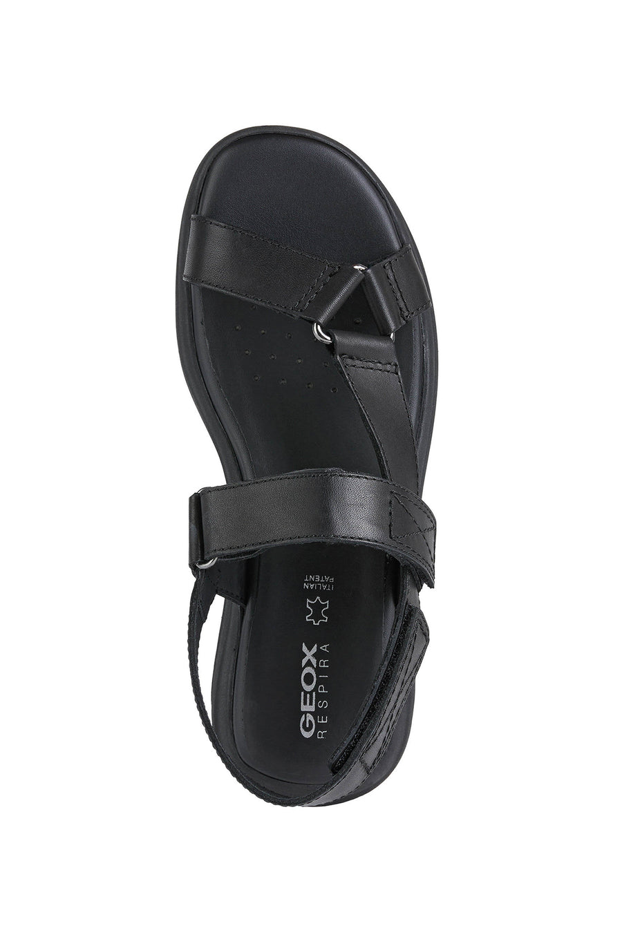 Geox Kadın Siyah Spherica Ec5w Düz Sandalet