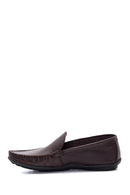 Erkek Kahverengi Deri Casual Loafer | Derimod