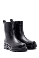 Women's Leather Casual Zipper Boots | Derimod