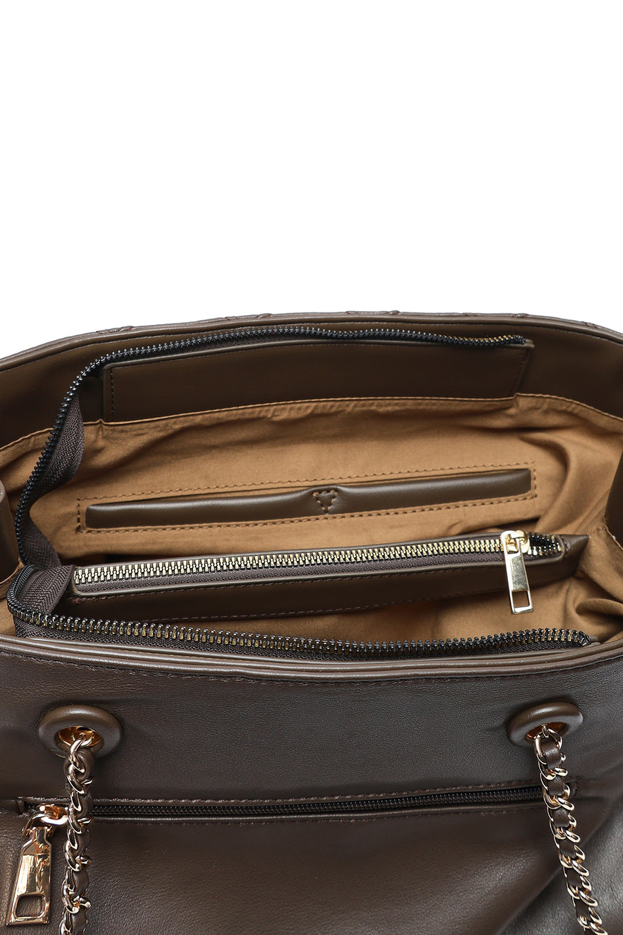 Women's Brown Long Strap Printed Shoulder Bag