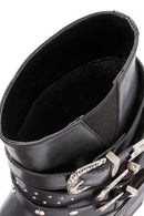 Women's Black Buckle Detailed Boots | Derimod