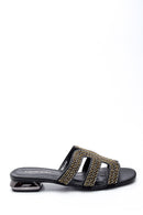 Women's Stone Detailed Casual Slippers | Derimod