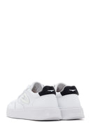 Alberto Guardiani Men's White New Era Thick Soled Leather Sneaker | Derimod