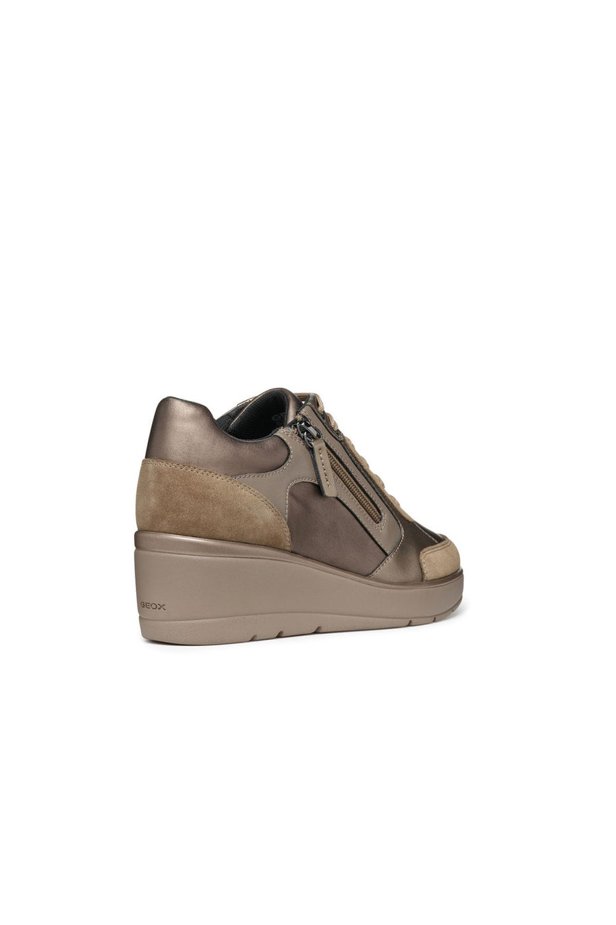 Geox Kadın Vizon Ilde Kalın Tabanlı Bağcıklı Sneaker