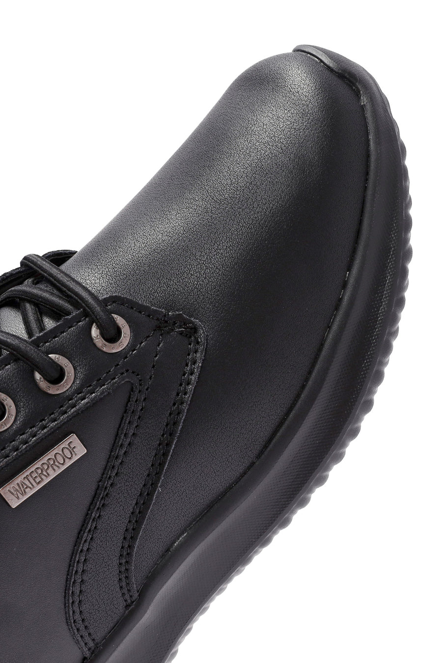 Skechers Erkek siyah Delson - Antigo Bağcıklı Deri Sneaker